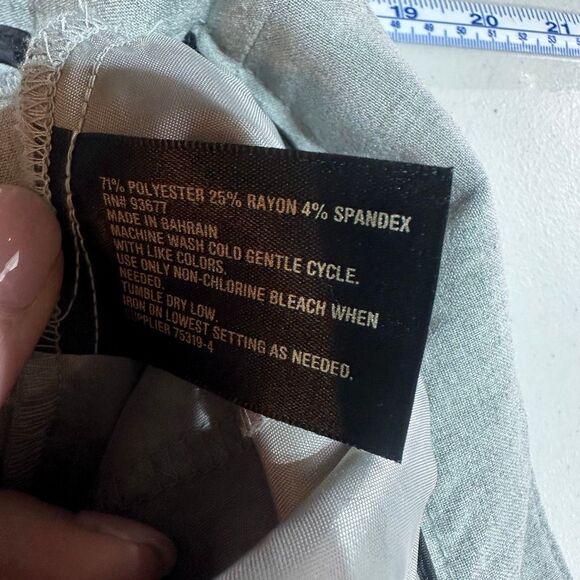 Worthington NWT Womens Wide Leg Trouser Pants Size 12 Hi Rise Gray Pleated Front - Picture 8 of 11